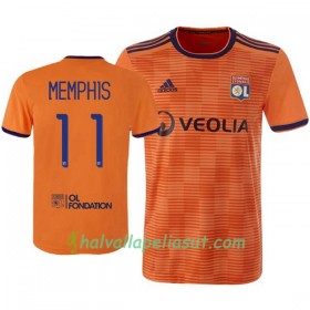 Jalkapallo Pelipaidat Olympique Lyonnais Memphis Depay 11 3 Paita 2018-2019 Lyhythihainen
